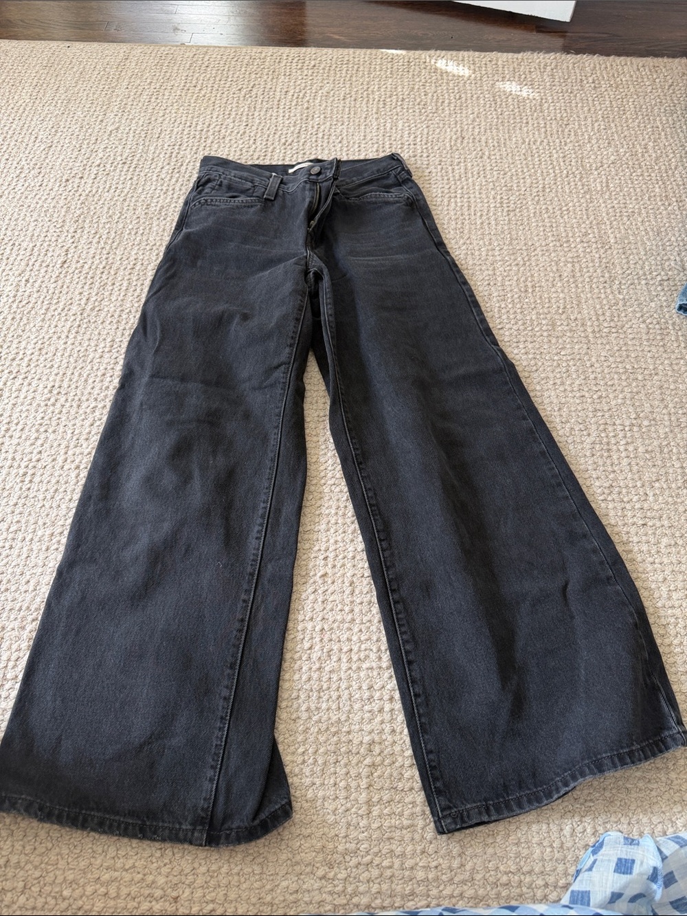 Levi's Black 94’ Baggy Wide Leg Jeans - Picture 4 of 5